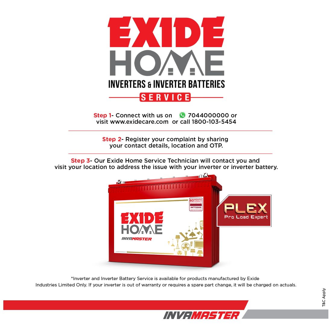 Exide Inva Master Tall Tubular 2000 - IMTT - Image 7