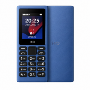 HMD 101 4G Feature Phone with Cloud Phone Apps, Type C Fast Charging (Dark Blue)