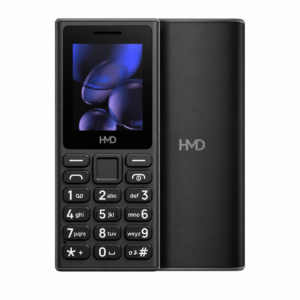 HMD 105 Dual Sim Keypad Phone with Built-in UPI App, Wireless FM Radio (Black)