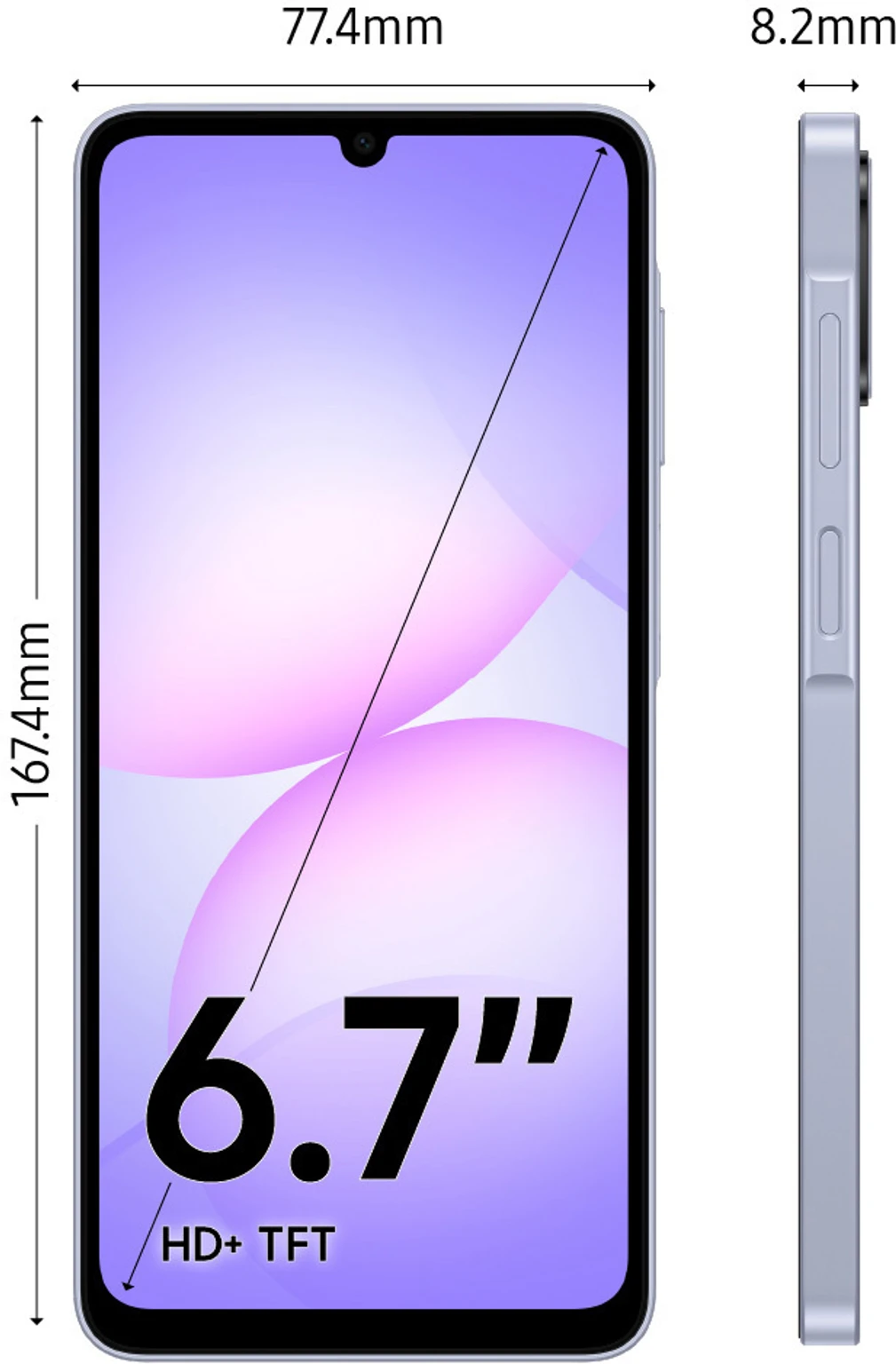Samsung Galaxy A07 5G (Light Violet, 128 GB) (4 GB RAM) - Image 5